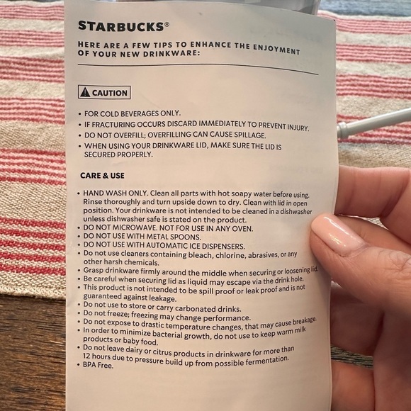 ⭐️Starbucks⭐️ RARE Silver Wave Tumbler - Cold Cup Only NWT - Picture 4 of 6